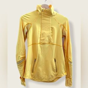 BUTTERCUP LULULEMON 1/2 ZIP RUN TOP